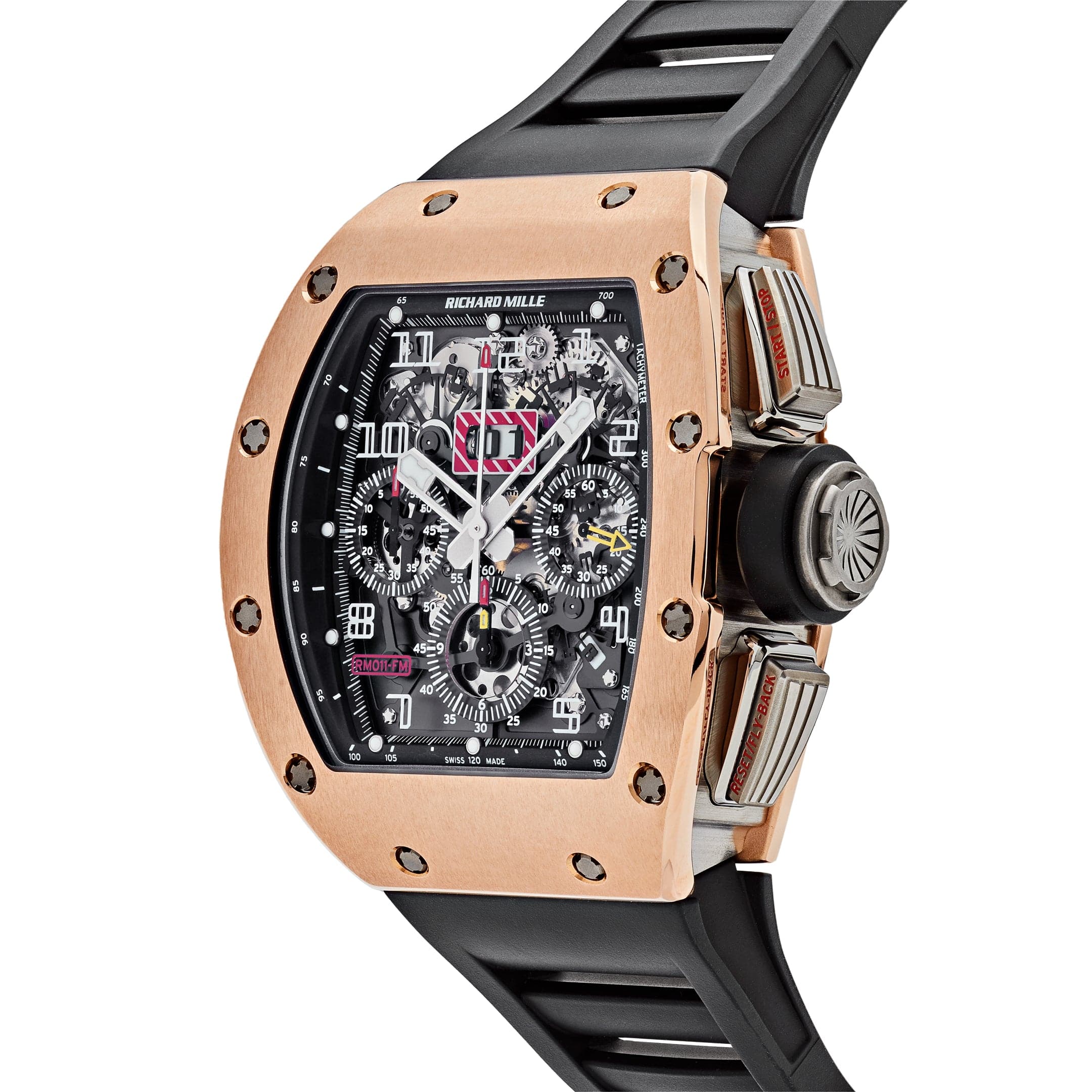 Richard Mille RM 011 Felipe Massa Chronograph Rose Gold Titanium - 图片 3