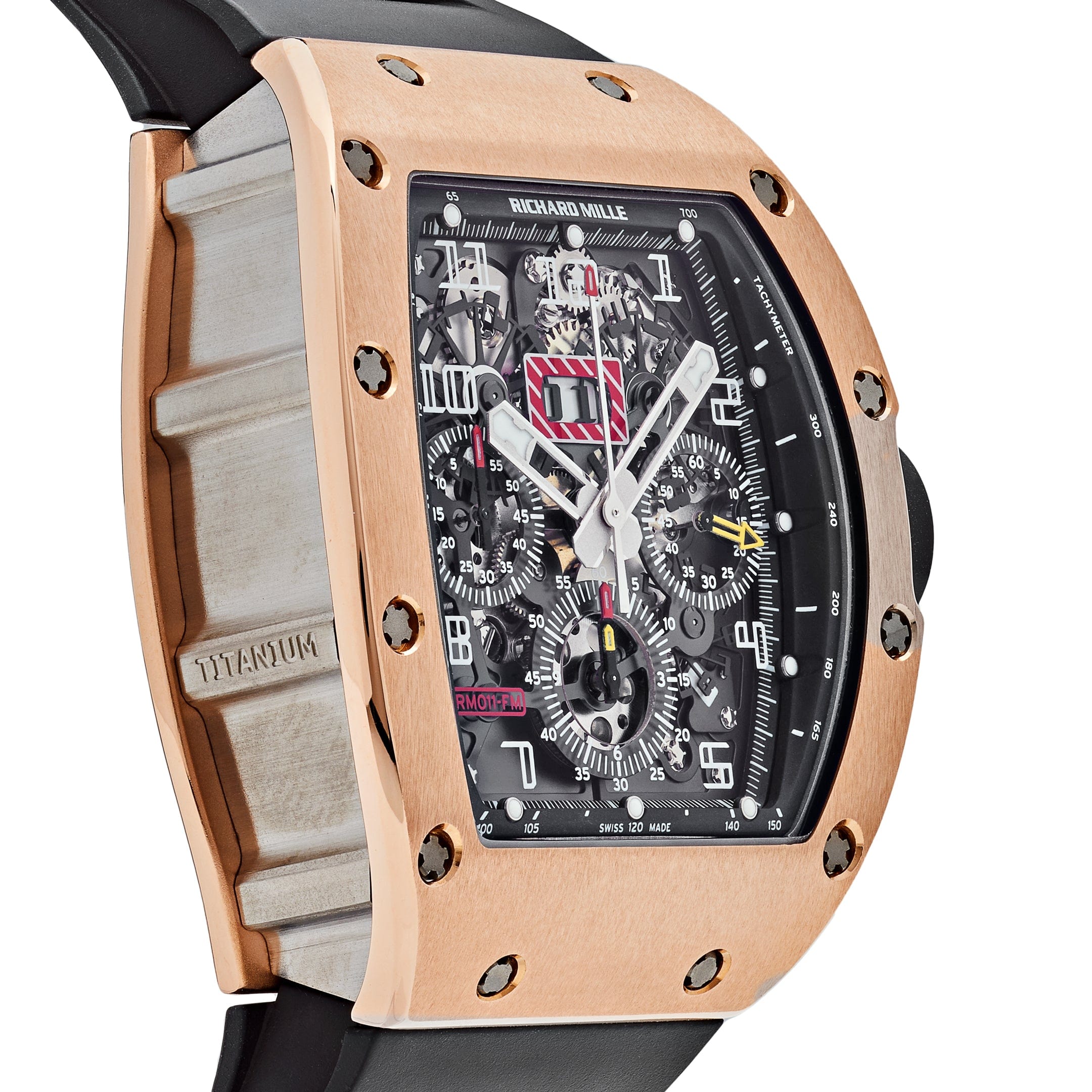 Richard Mille RM 011 Felipe Massa Chronograph Rose Gold Titanium - 图片 4