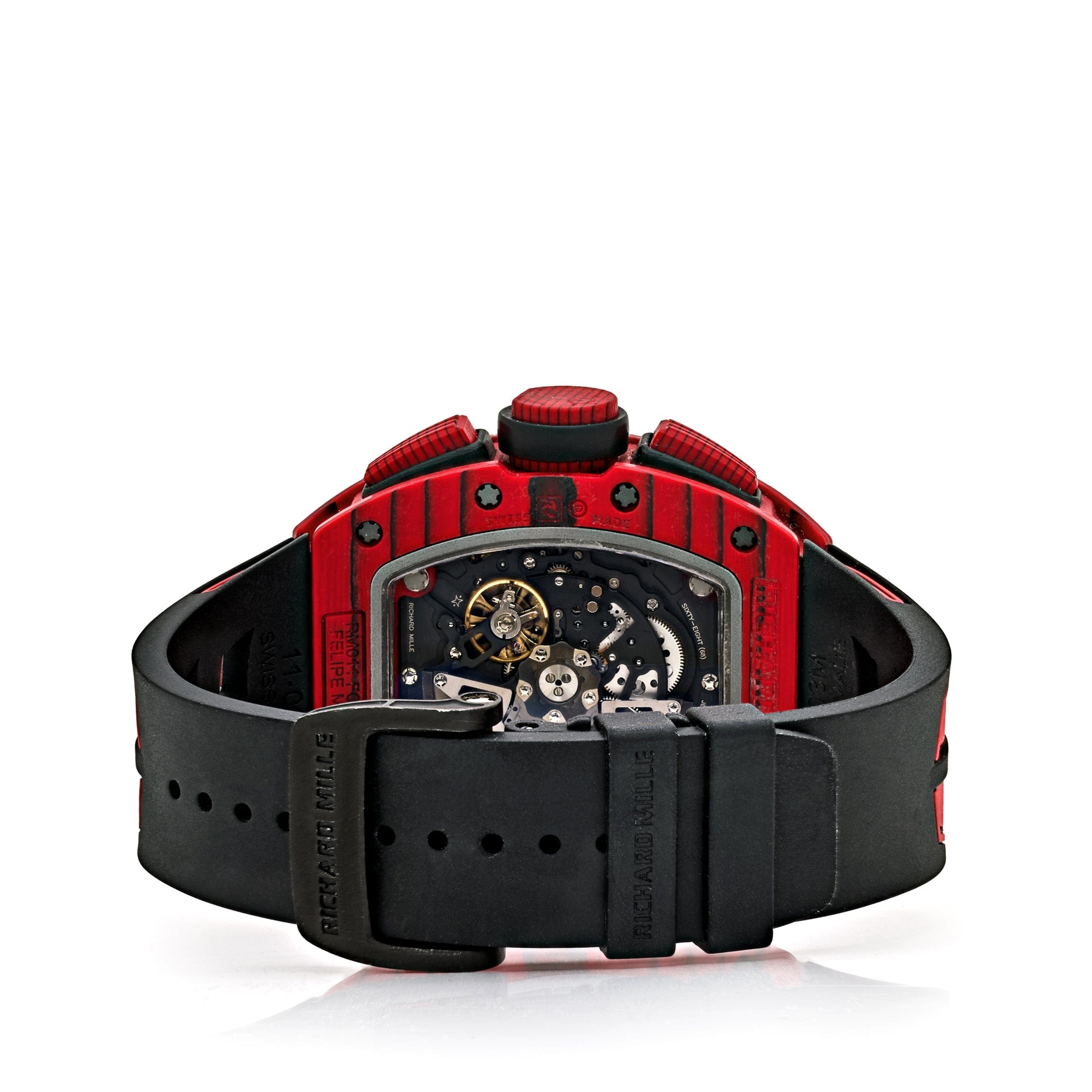 Richard Mille RM 011 Automatic Flyback Chronograph Red Quartz TPT - 图片 10