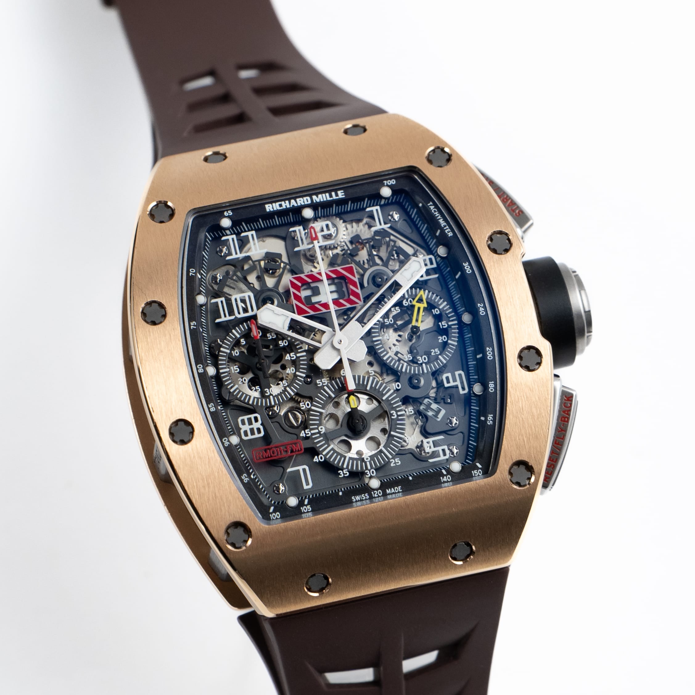 Richard Mille RM 011 Felipe Massa Chronograph Rose Gold Titanium - 图片 8