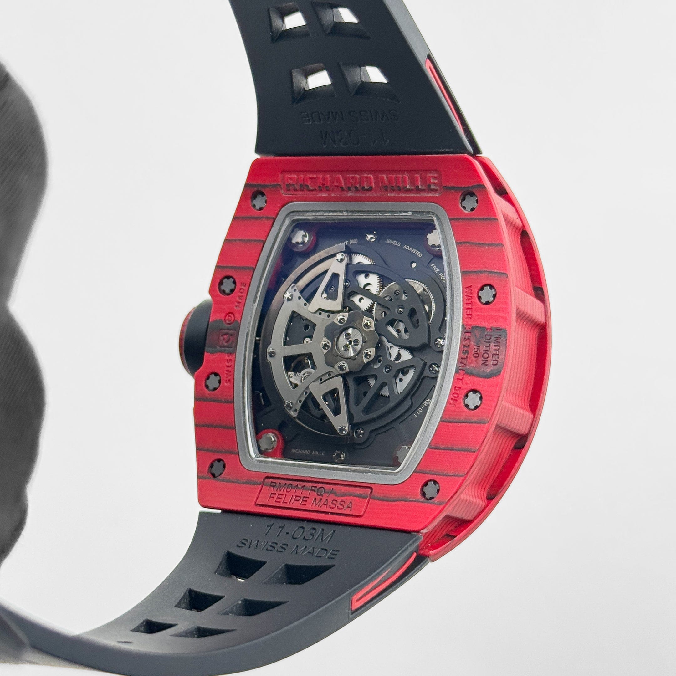 Richard Mille RM 011 Automatic Flyback Chronograph Red Quartz TPT - 图片 9