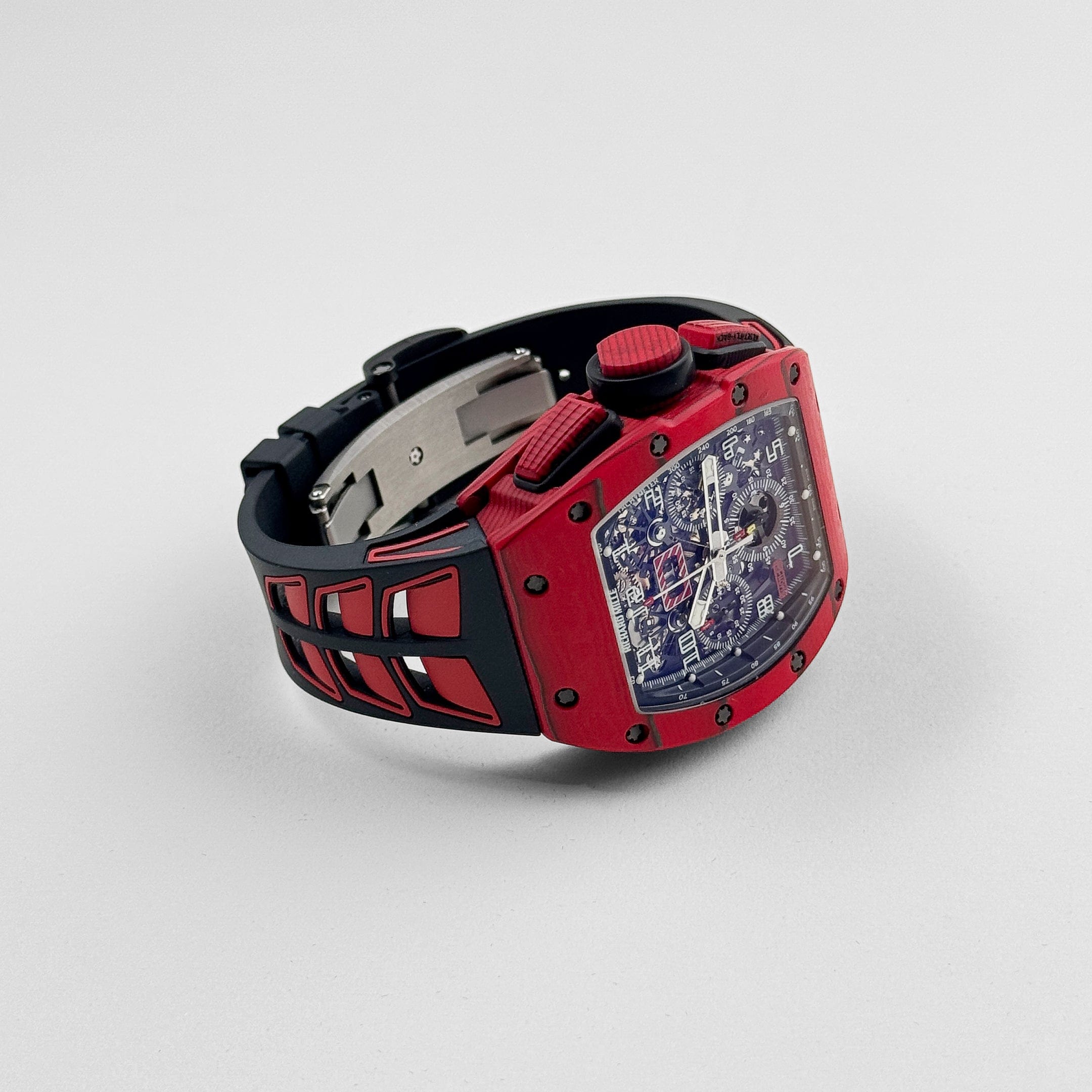 Richard Mille RM 011 Automatic Flyback Chronograph Red Quartz TPT - 图片 8