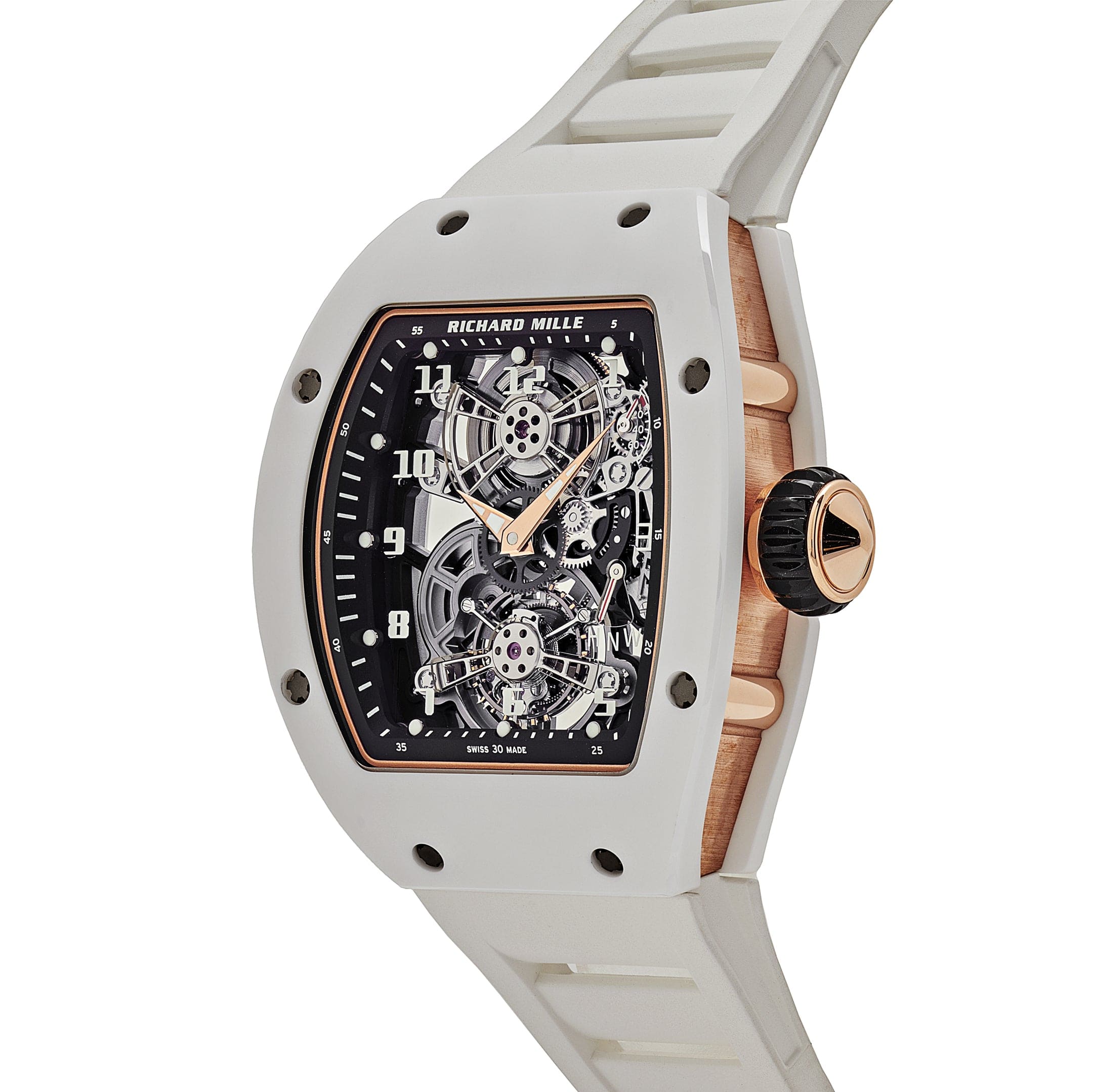 Richard Mille RM 17-01 White Ceramic Rose Gold Manual Wind Tourbillon - 图片 3