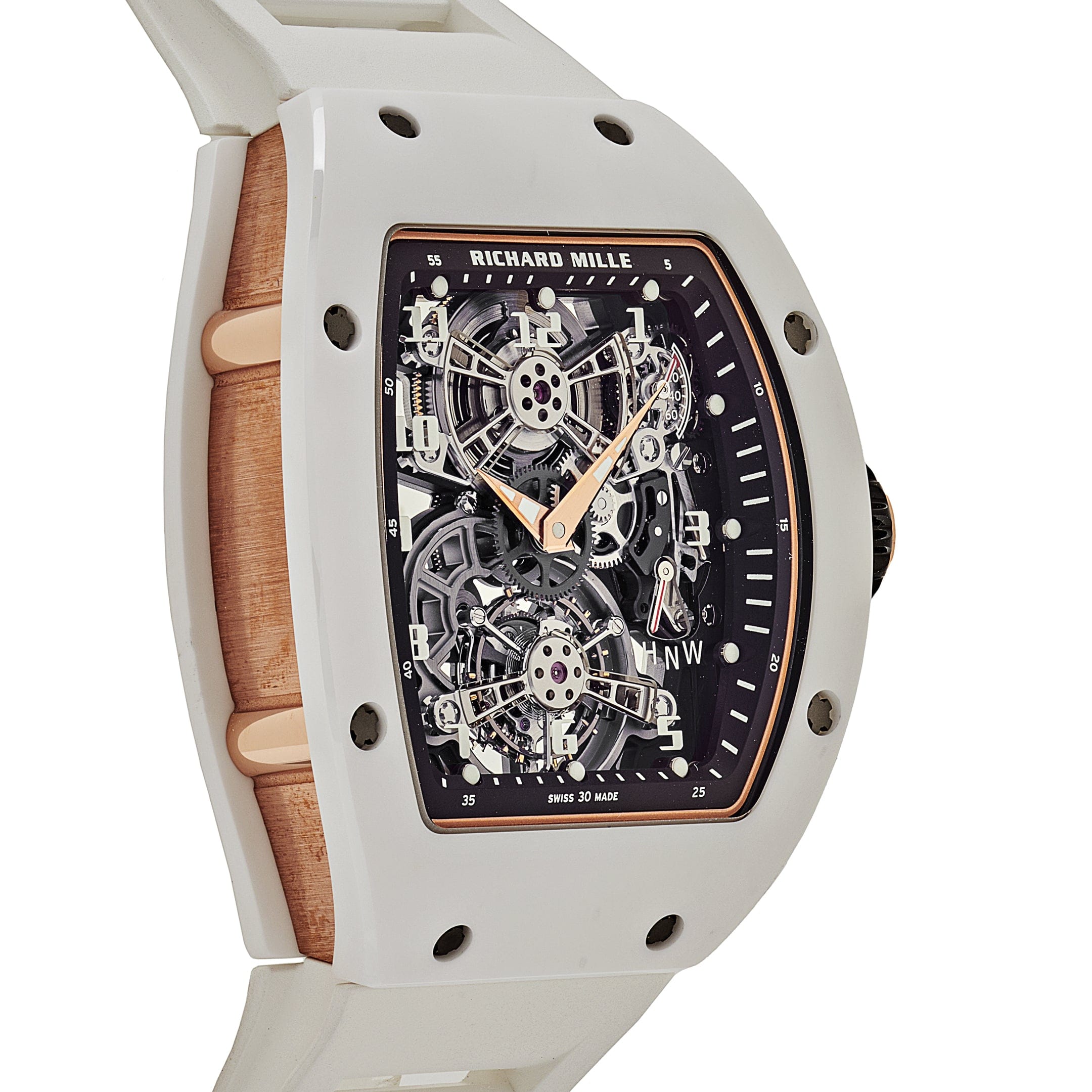 Richard Mille RM 17-01 White Ceramic Rose Gold Manual Wind Tourbillon - 图片 4