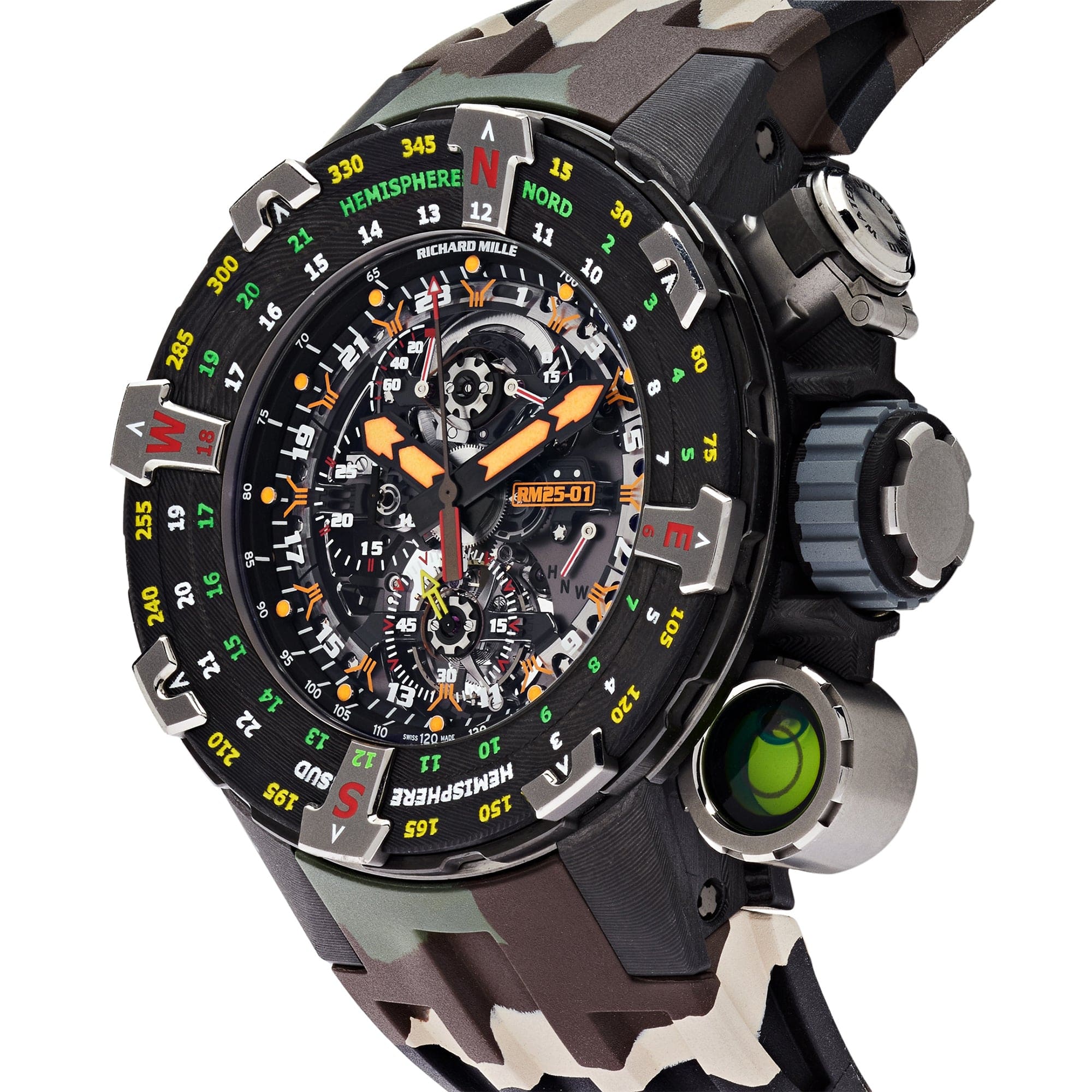 Richard Mille RM 25-01 'Sylvester Stallone' Carbon TPT Titanium Limited Edition of 20 - 图片 4