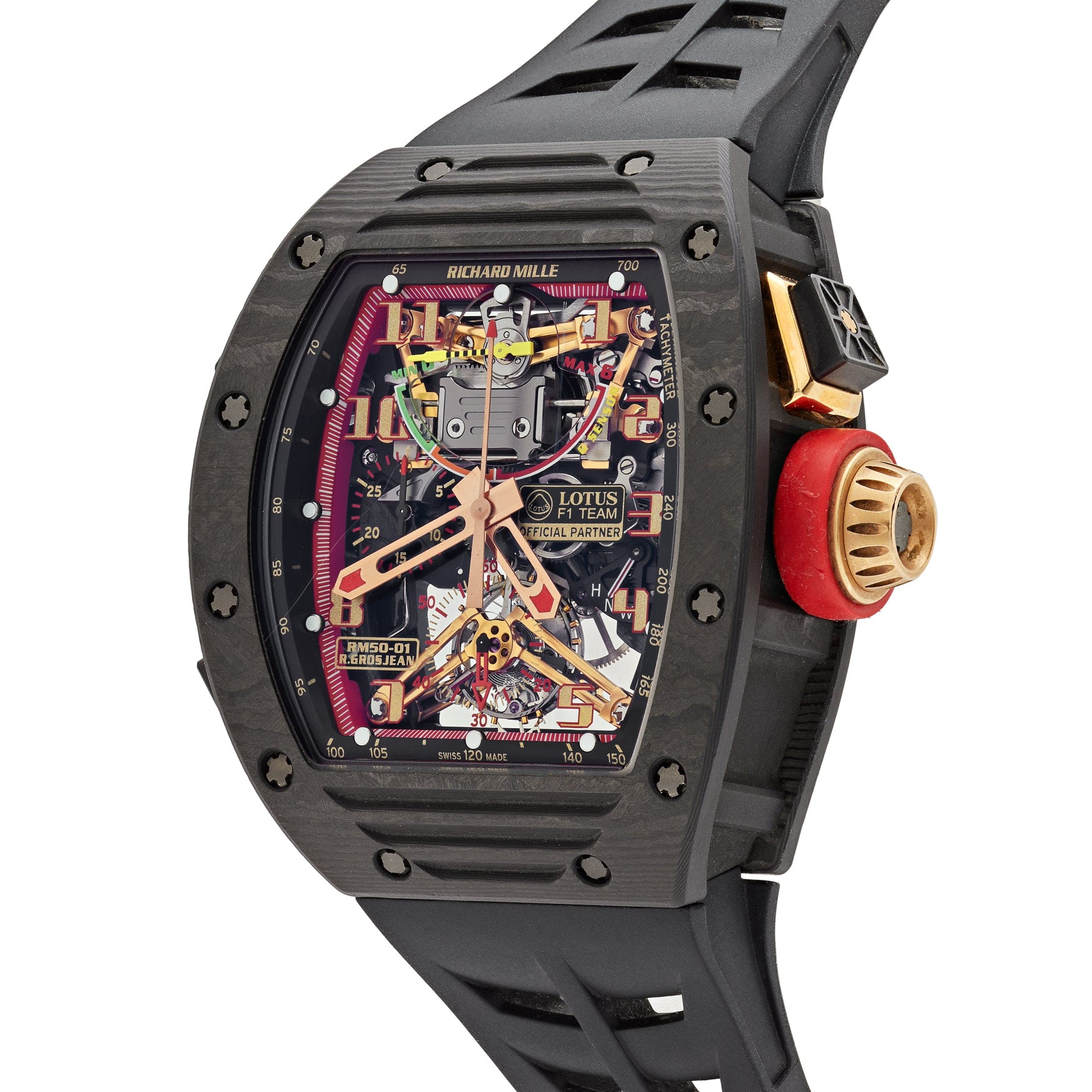Richard Mille RM 50-01 'Romain Grosjean Lotus F1 G-Sensor' Tourbillon Carbon NTPT Limited Edition of 30 - 图片 3