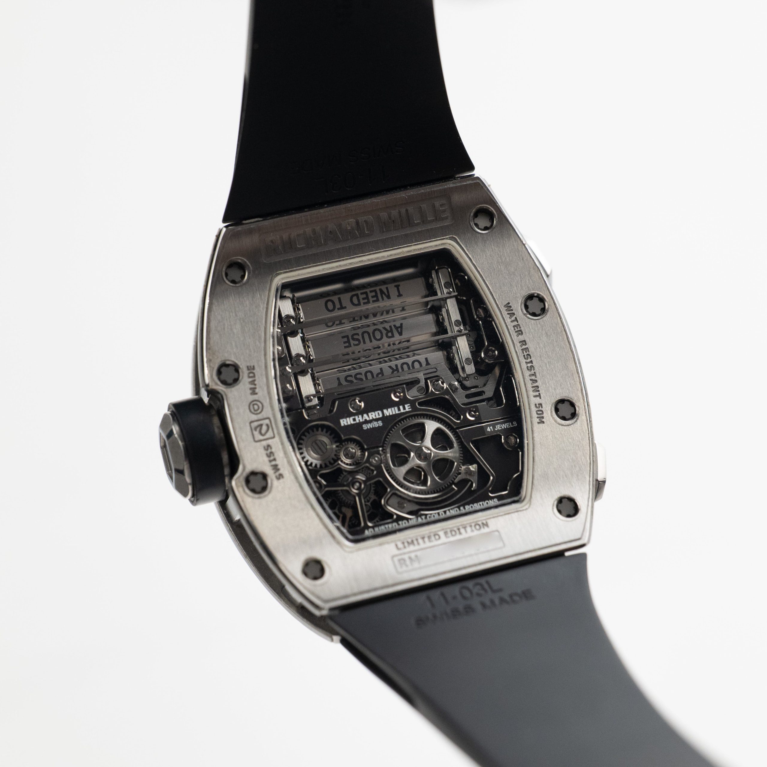 Richard Mille RM 69 Tourbillon Erotic Titanium Limited Edition of 30 (2016) - 图片 12