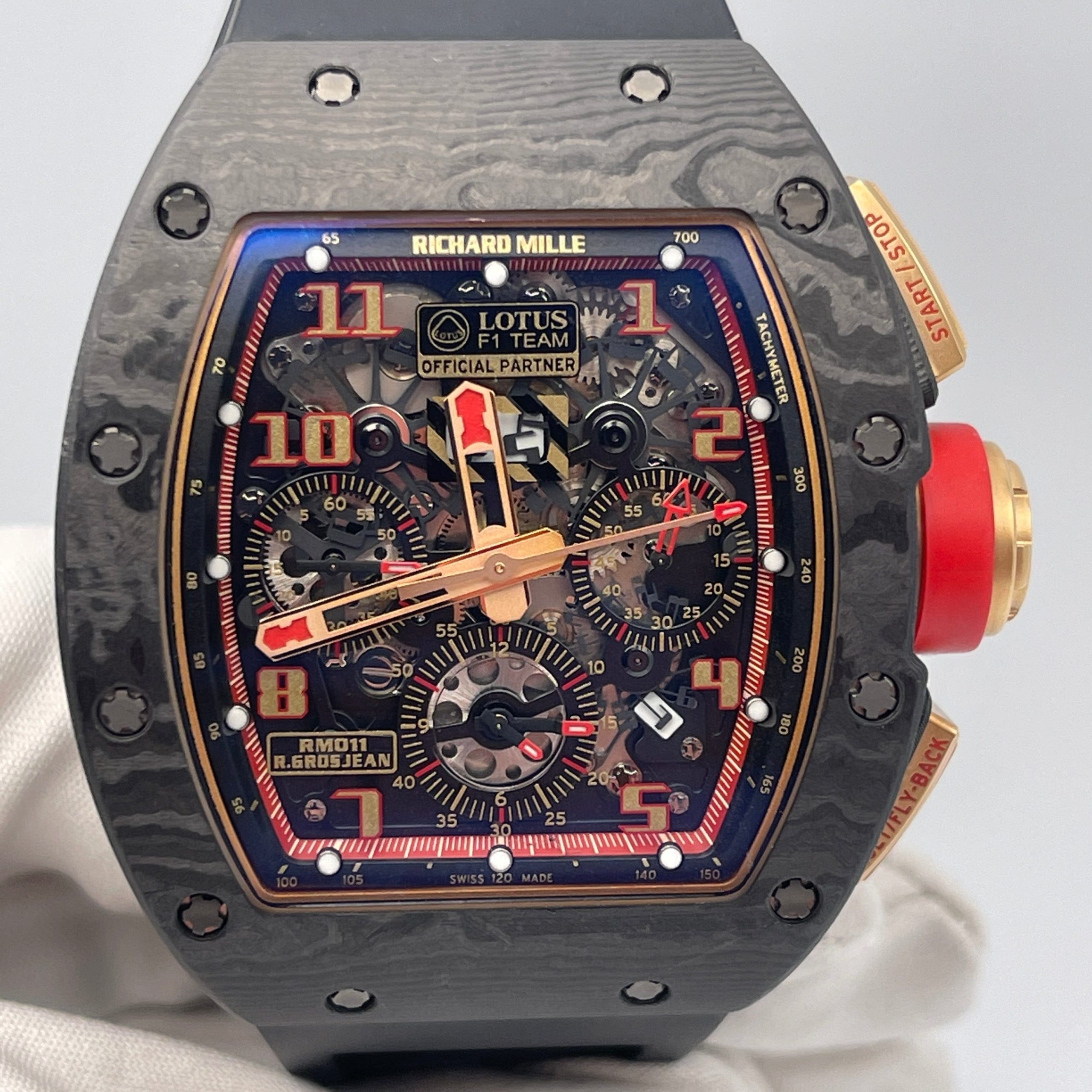 Richard Mille RM 011 Romain Grosjean 'Lotus F1' Carbon TPT Limited Edition of 50 - 图片 3