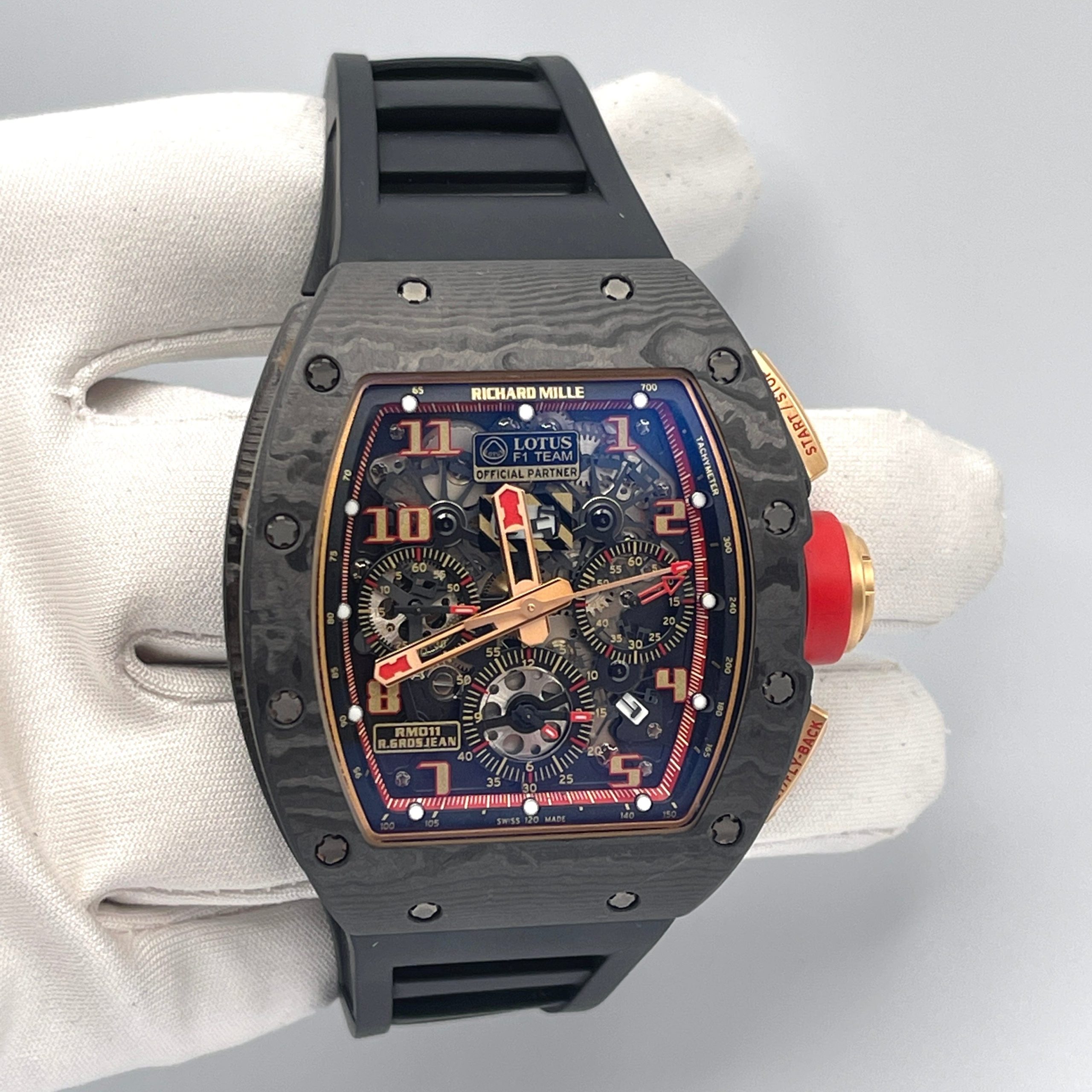 Richard Mille RM 011 Romain Grosjean 'Lotus F1' Carbon TPT Limited Edition of 50 - 图片 4