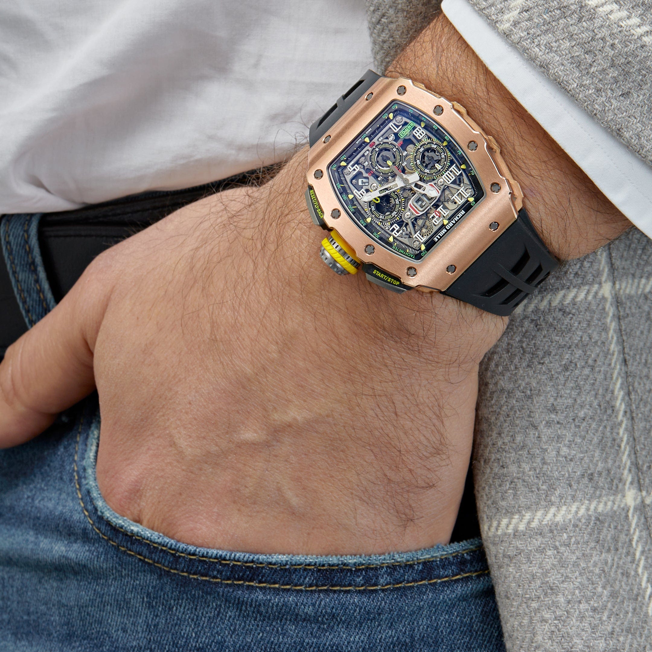 Richard Mille RM 11-03 Automatic Flyback Chronograph Rose Gold Titanium - 图片 2