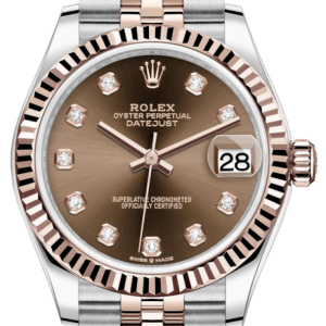 Rolex Datejust 31mm Chocolate Diamond on jubilee