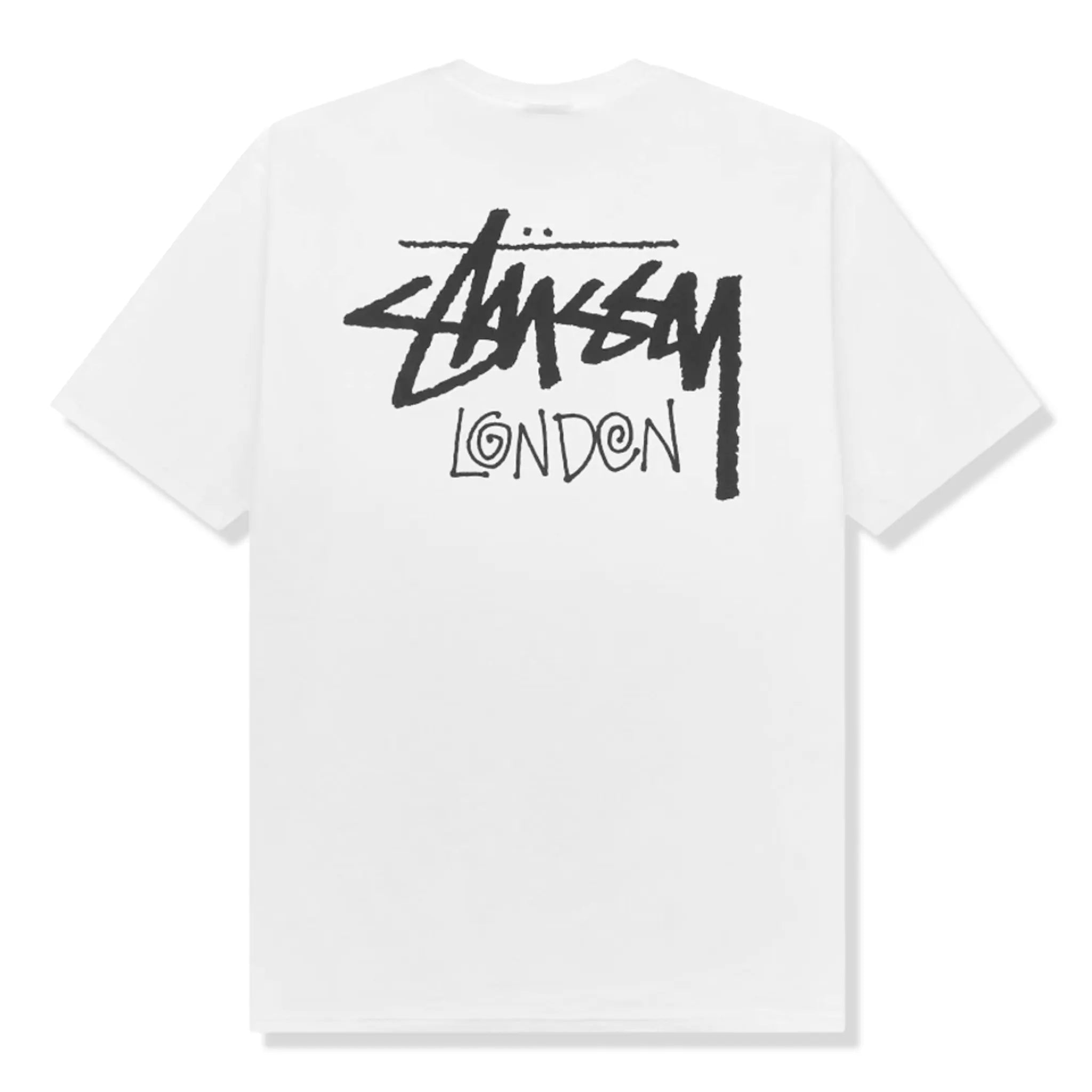 Stussy Stock London White T-Shirt - 图片 2