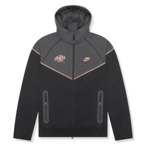 Nike x Syna World x Central Cee Tech Fleece Black Zip-Up Hoodie