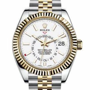 Rolex 2022 Sky-Dweller 326933 White Dial on jubilee