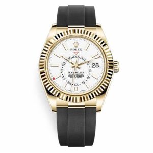 Rolex 2022 Sky-Dweller on Oysterflex White Dial