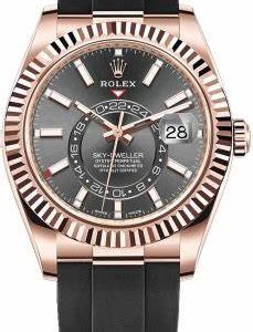 Rolex 2022 Sky-Dweller 42mm 326235 Rhodium Dial