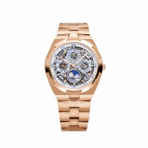 Vacheron Constantin Overseas 4300V/220R-B547 Perpetual Calendar Ultra-Thin Skeleton Rose Gold