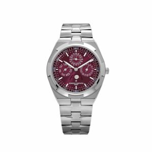 Vacheron Constantin Overseas 4300V/220G-H151 Perpetual Calendar Ultra-Thin White Gold Burgundy Dial