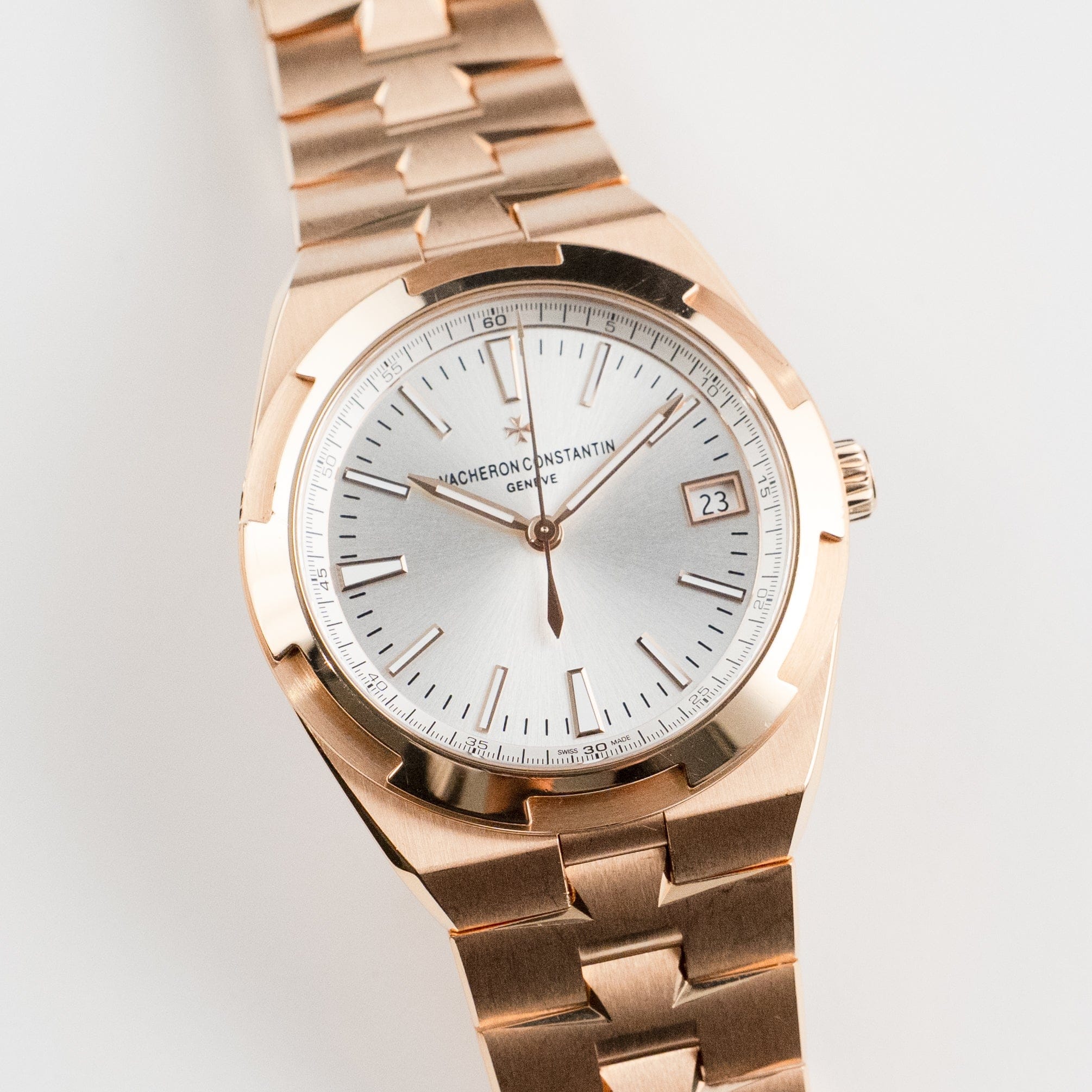 Vacheron Constantin Overseas 4500V/000R-B127 Rose Gold Silver Dial (2022) - 图片 5