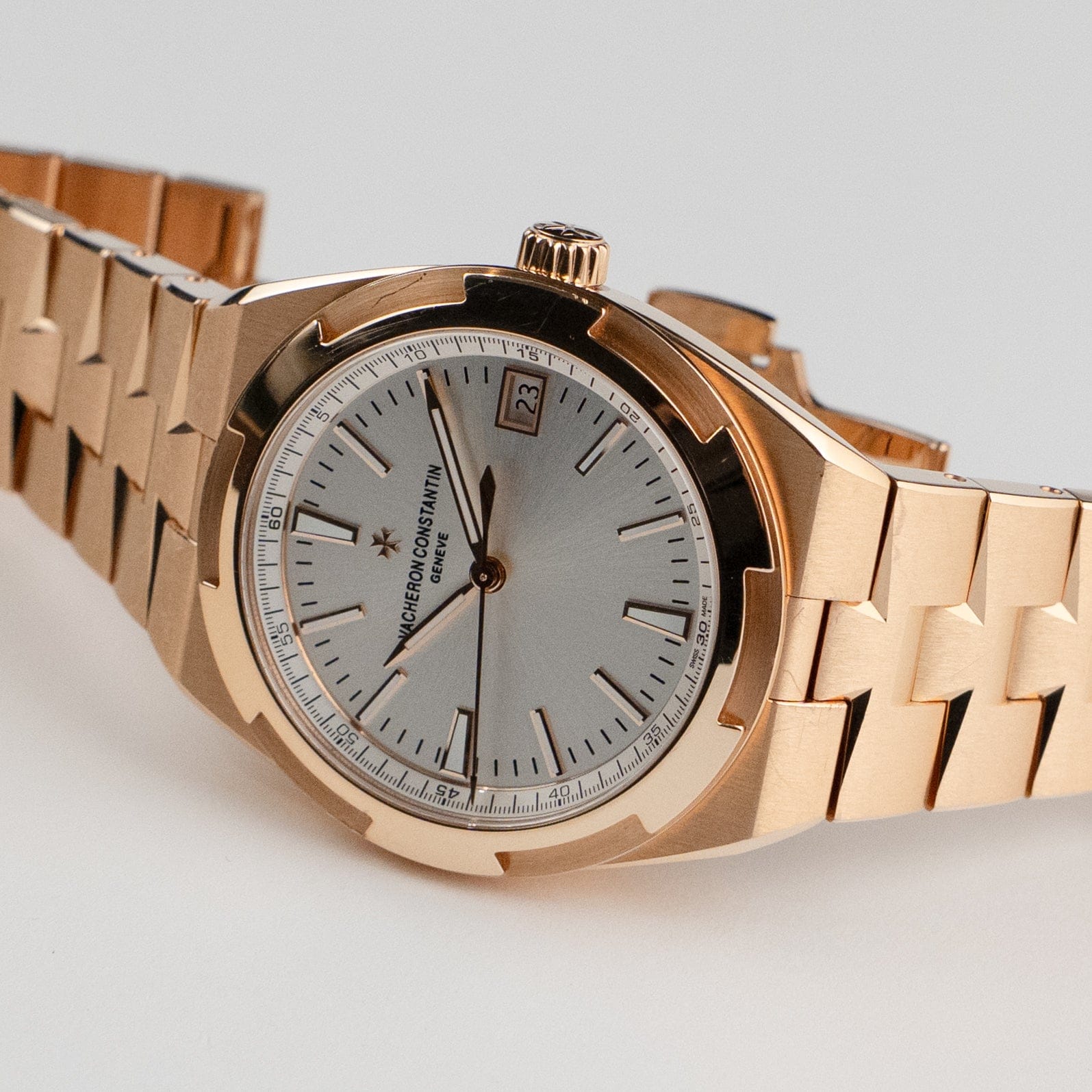 Vacheron Constantin Overseas 4500V/000R-B127 Rose Gold Silver Dial (2022) - 图片 7