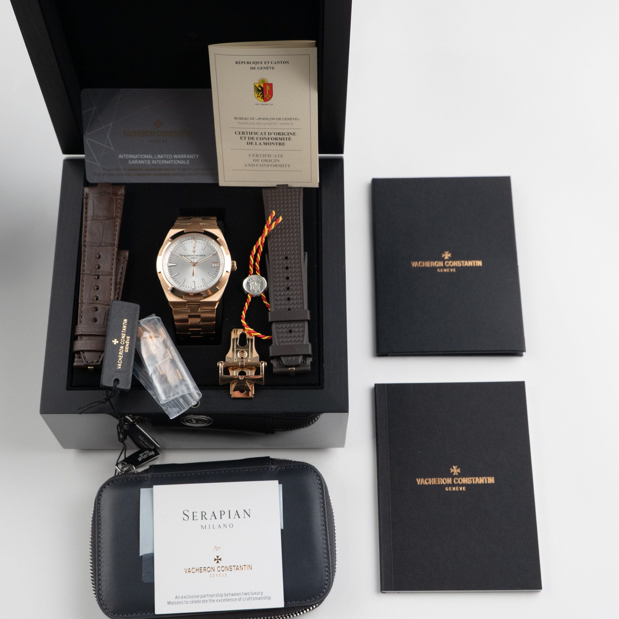 Vacheron Constantin Overseas 4500V/000R-B127 Rose Gold Silver Dial (2022) - 图片 14