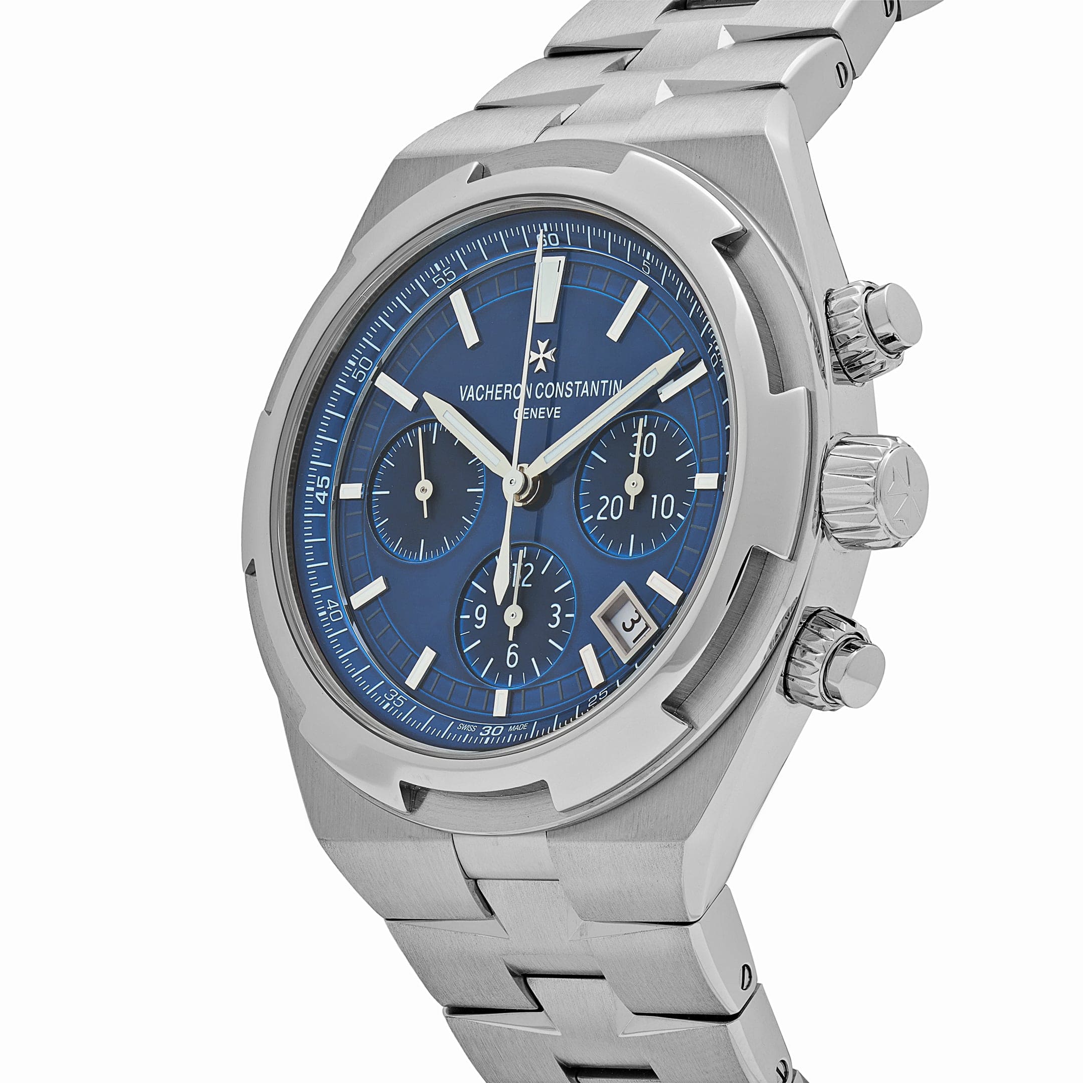 Vacheron Constantin Overseas Chronograph 5500V/110A-B148 Stainless Steel Blue Dial - 图片 4