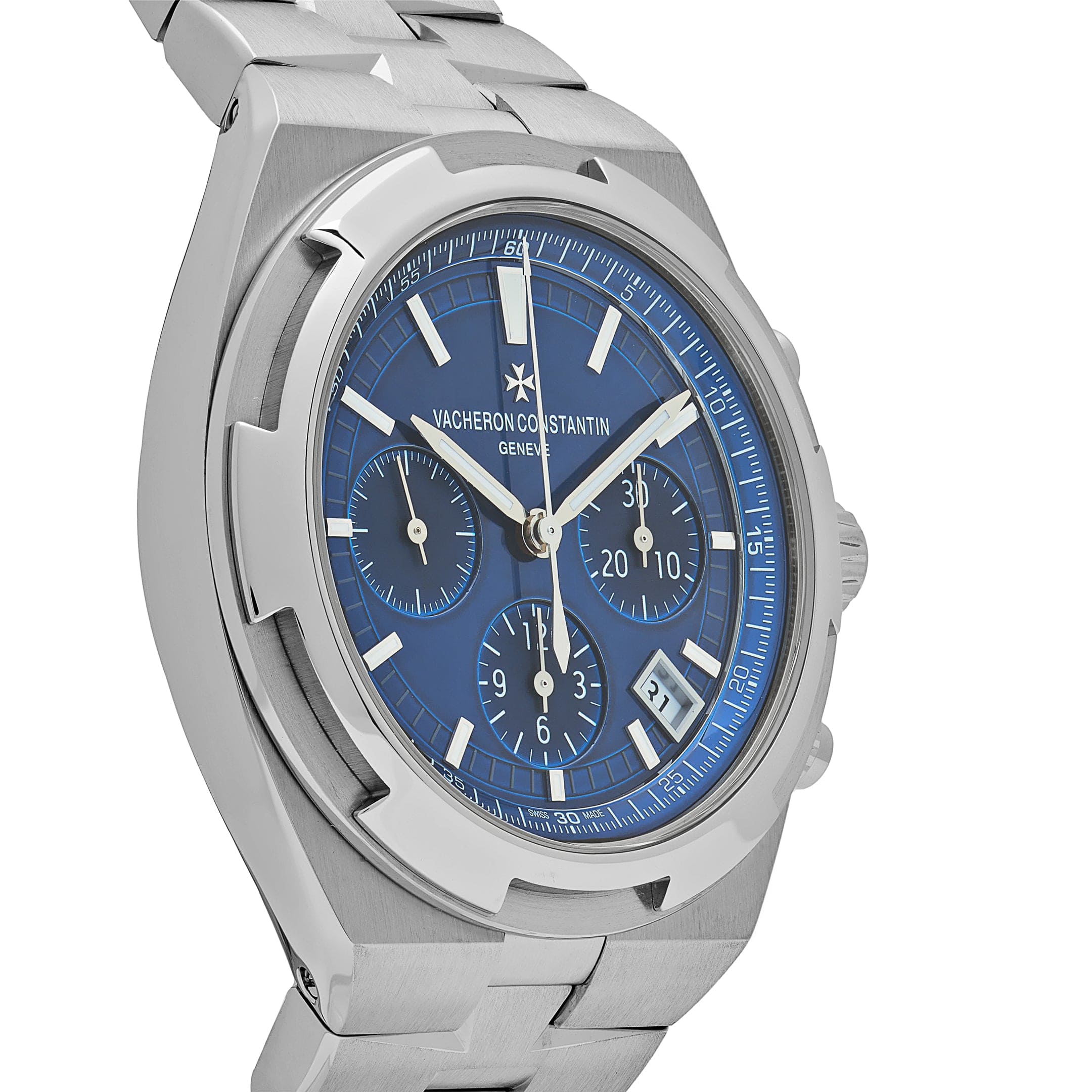 Vacheron Constantin Overseas Chronograph 5500V/110A-B148 Stainless Steel Blue Dial - 图片 3
