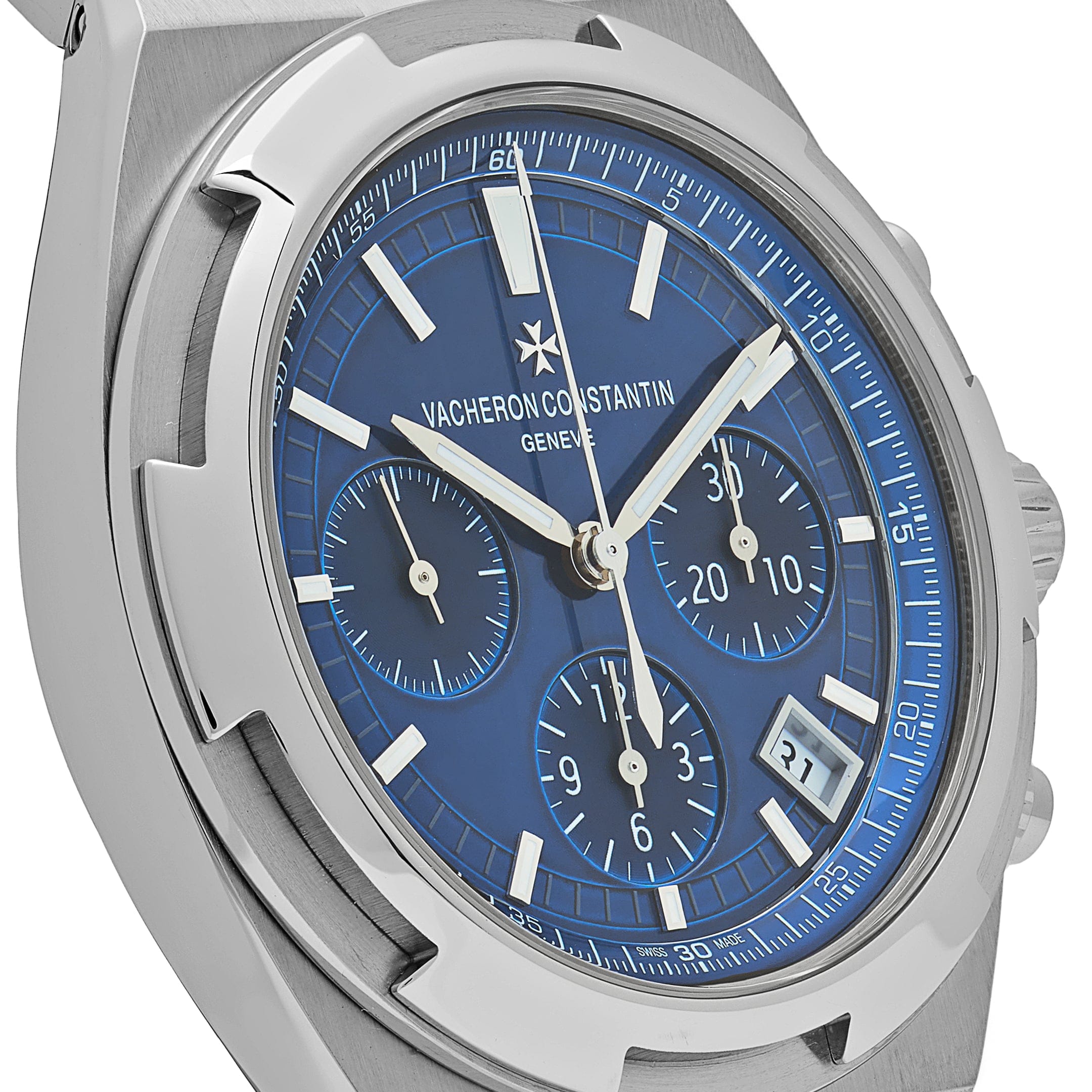 Vacheron Constantin Overseas Chronograph 5500V/110A-B148 Stainless Steel Blue Dial - 图片 5