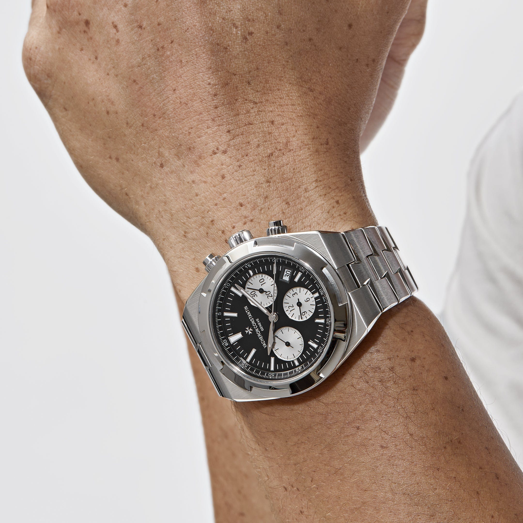 Vacheron Constantin Overseas Chronograph 5500V/110A-B481 Stainless Steel Black Dial - 图片 2