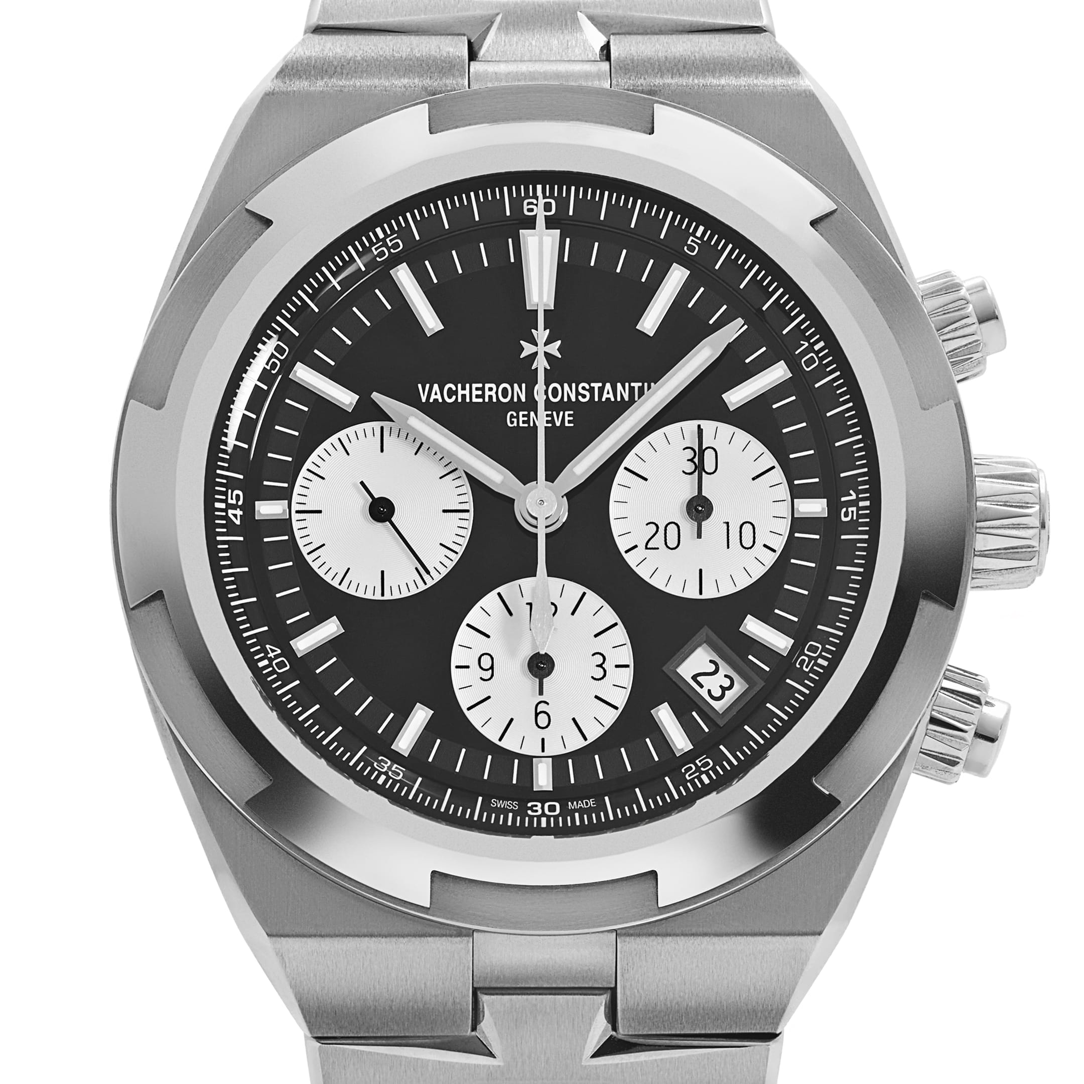 Vacheron Constantin Overseas Chronograph 5520V/210A-B481 Stainless Steel Black Dial (2026) - 图片 4