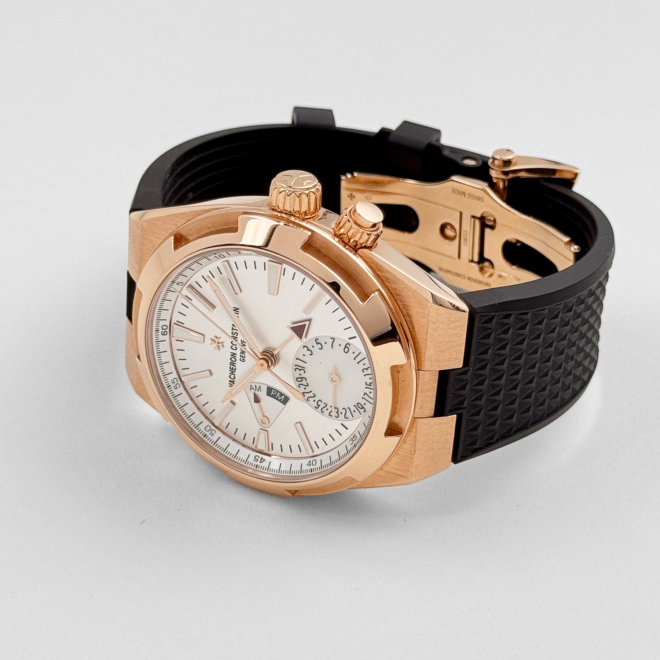 Vacheron Constantin Overseas Dual Time 7900V/000R-B336 Rose Gold Silver Dial - 图片 6