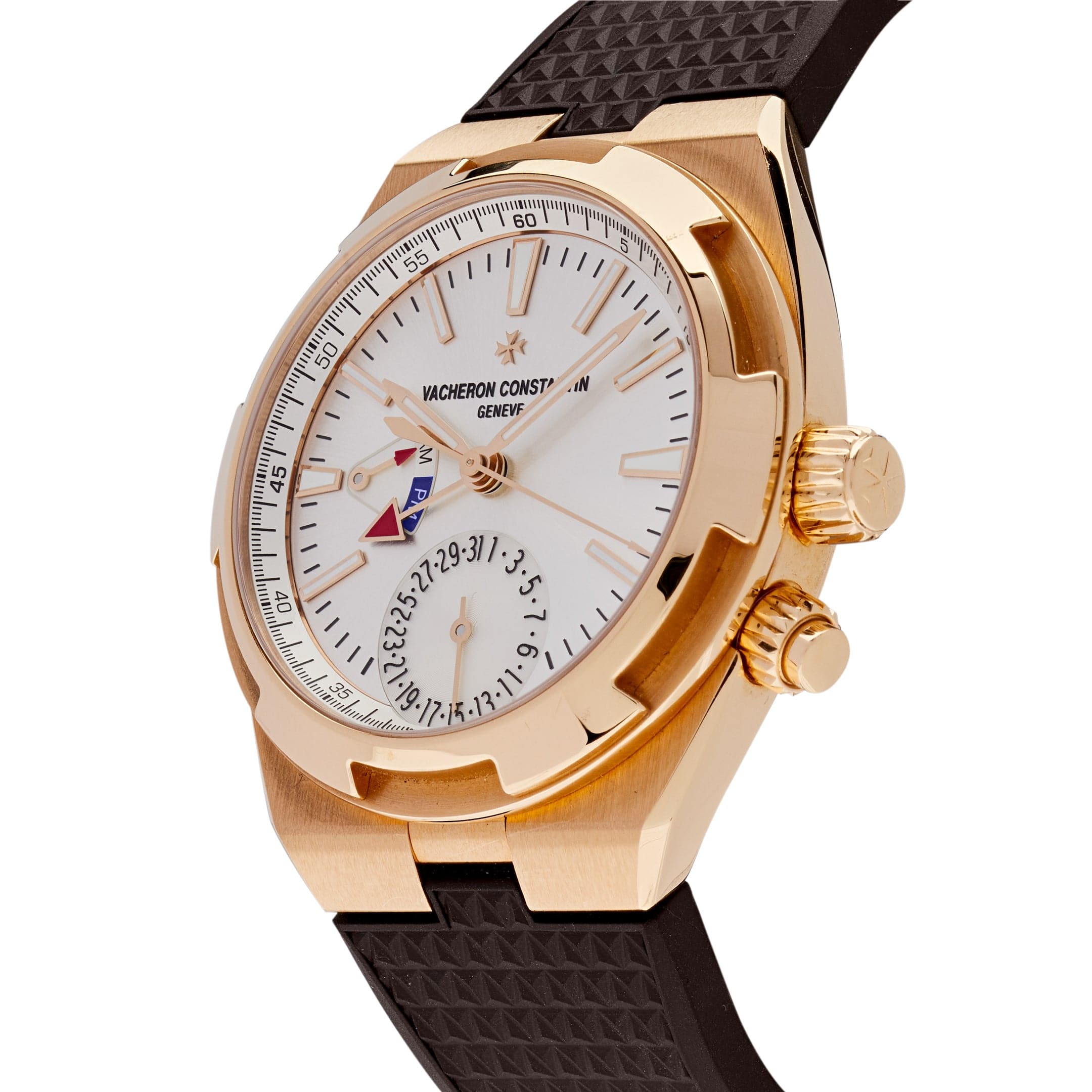 Vacheron Constantin Overseas Dual Time 7900V/000R-B336 Rose Gold Silver Dial - 图片 2