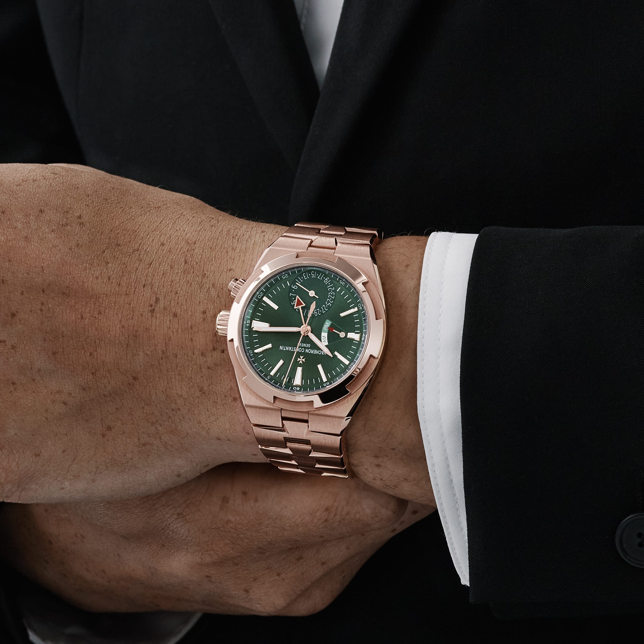 Vacheron Constantin Overseas Dual Time 7920V/210R-B965 Rose Gold Green Dial (2024) - 图片 3